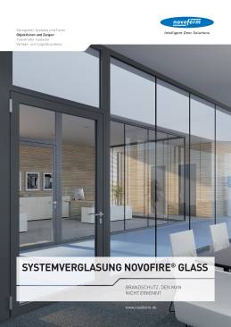 Systemverglasung NovoFire® Glass