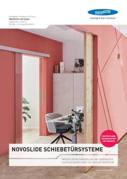 Schiebetürsysteme NovoSlide Familie